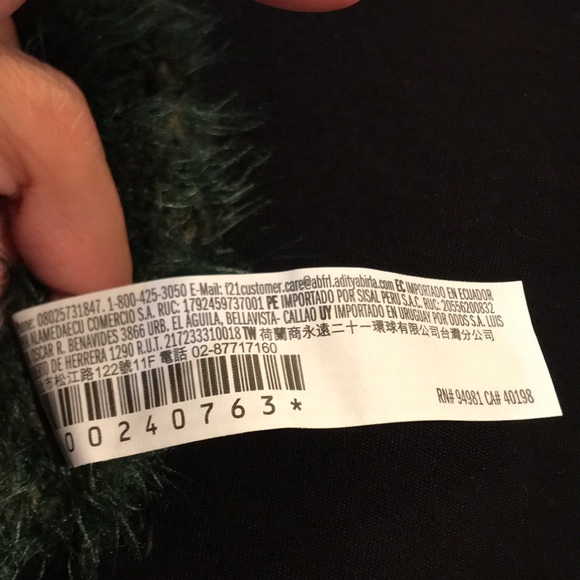 Green Forever 21 Crop Sweater - Medium - Picture 5 of 6